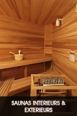 Tous les saunas intérieurs, extérieurs.....