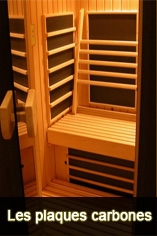 Plaques carbones, matériel pour cabines IR et saunas