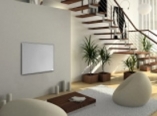 Radiateur infrarouge en verre blanc 320 watts