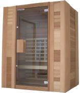 Cabine infrarouge 114 cm en cèdre 1 ou 2 personnes