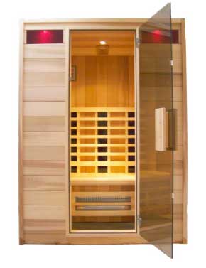 Intérieur de la cabine infrarouge Zentopia
