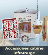 Accessoires pour cabine ou sauna infrarouge