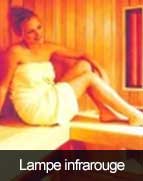 Lampe infrarouge pour cabine ou sauna infrarouge