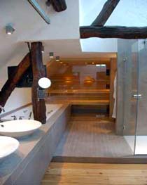 Sauna sur mesure dans salle de bains Sauna sur mesure